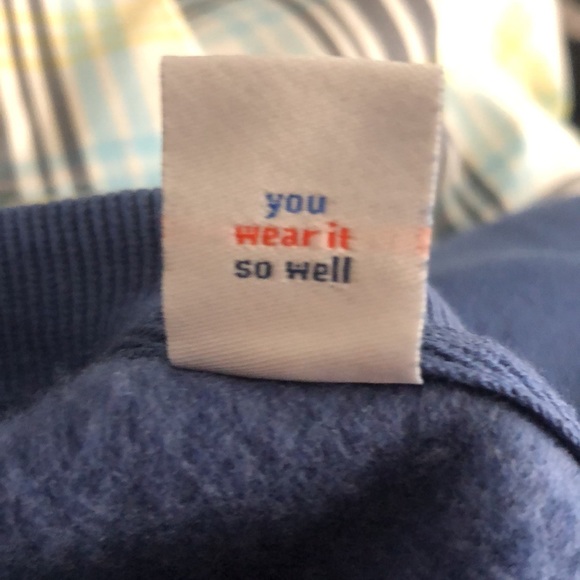 Old Navy Sea Blue White Logo Crewneck Sweatshirt size XL - Picture 14 of 16